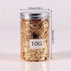 10g Resin Golden Foil Sheet for Nail Art & Crafts