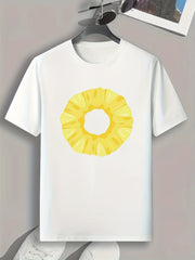 Tropical Pineapple Men's Tee for Summer Fun