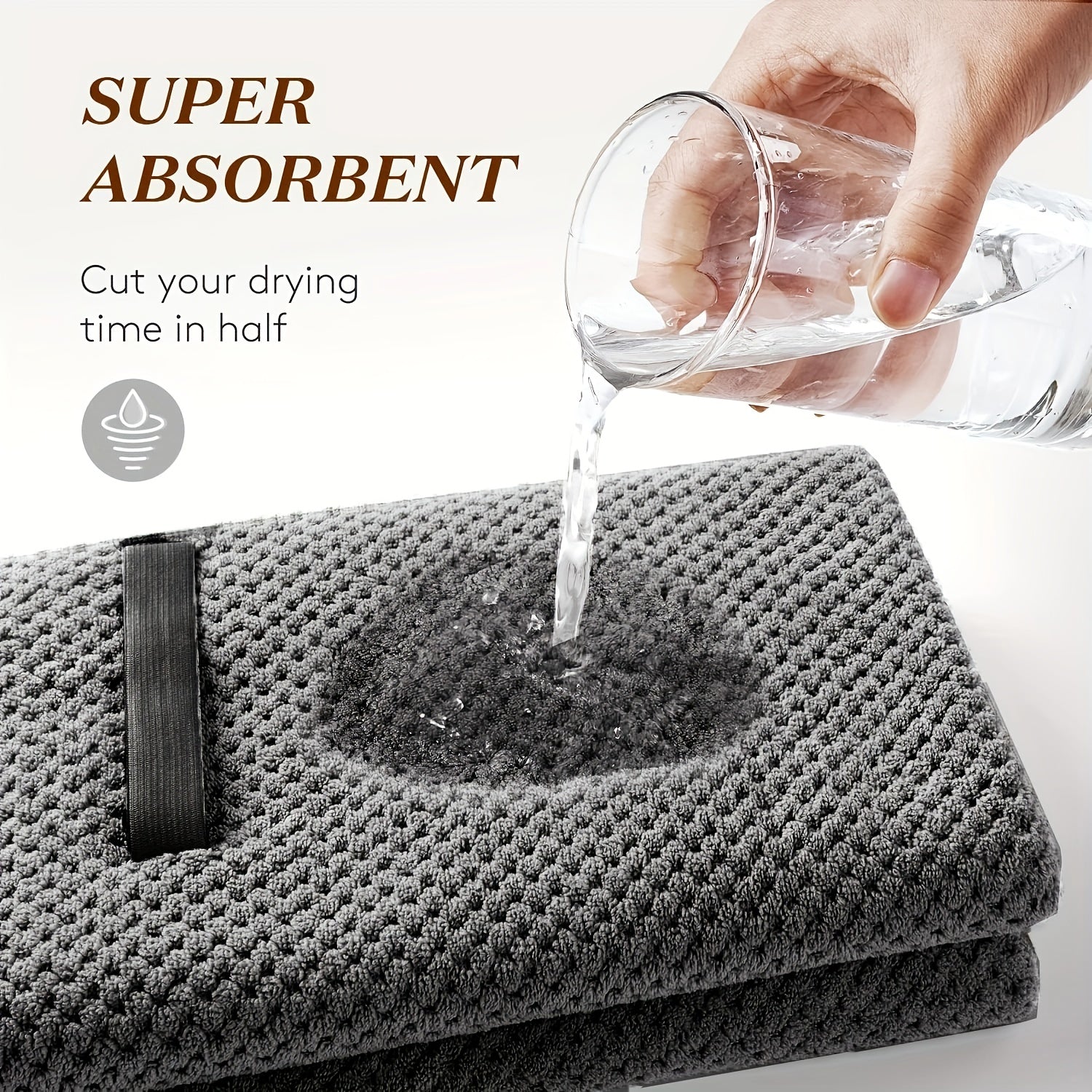 Microfiber Hair Towel Wrap for Wet Hair Absorbent Drying Towel