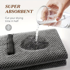Microfiber Hair Towel Wrap for Wet Hair Absorbent Drying Towel