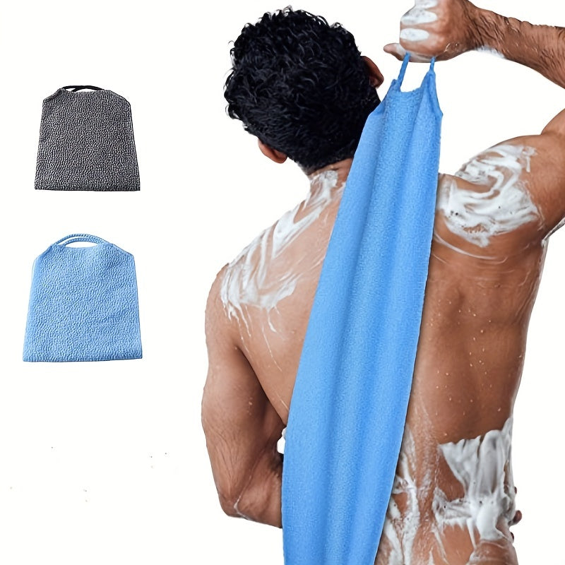 Exfoliating Back Scrubber Towel with Handles for Shower