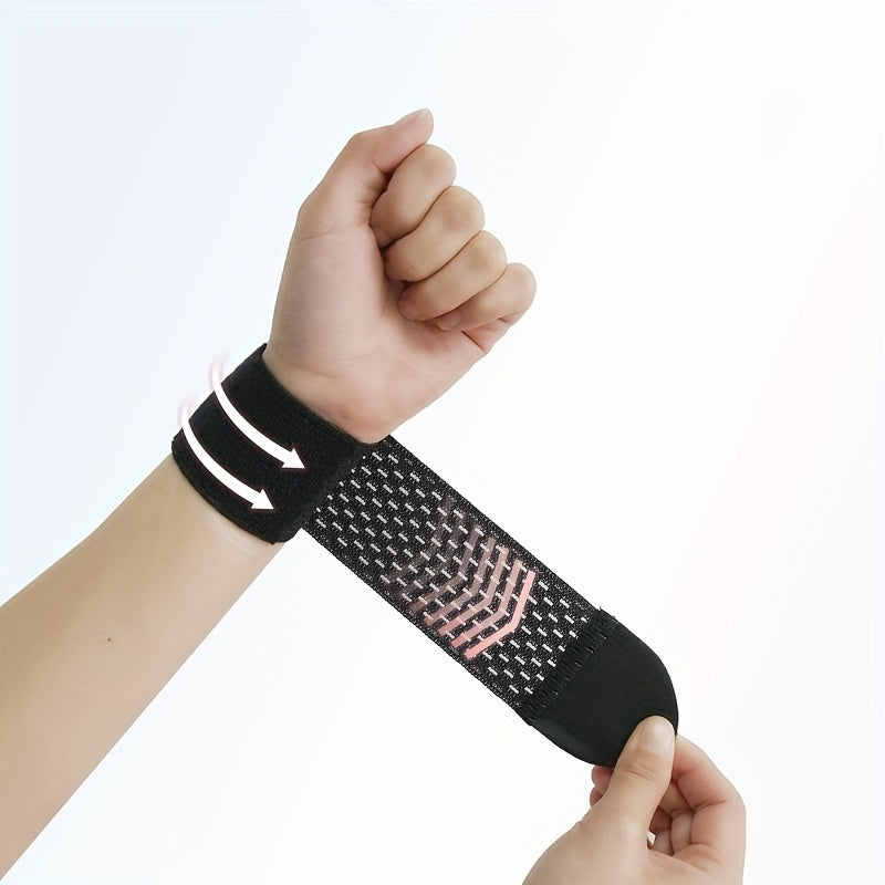 Adjustable Pressurized Wrist Bandage Sweat Band Wrap Basketball Fitness