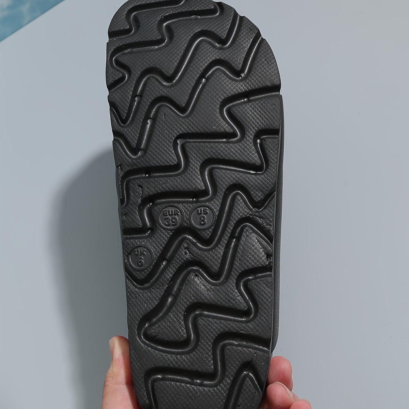 Women's Solid Thick Sole Sports Sandals Non Slip Open Toe Slippers