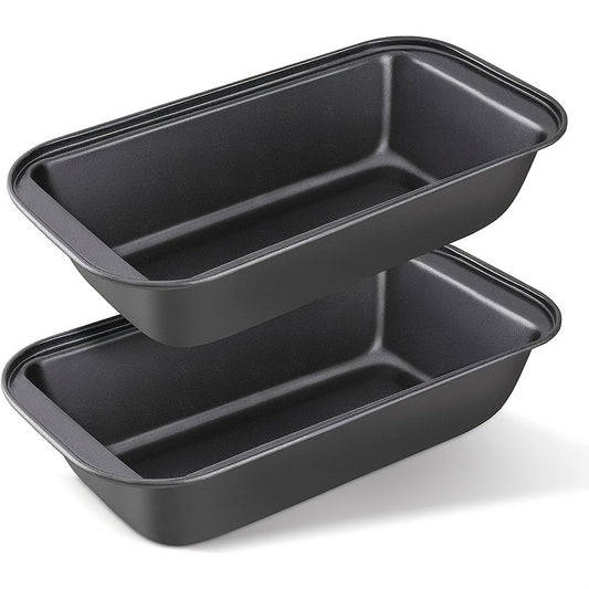 2pcs Non Stick Carbon Steel Bread Pan for Home and Outdoor Use