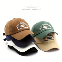 Vintage Letter Embroidery Baseball Cap 1989 York American Sun Hats