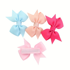 40pcs Baby Girl Bowknot Hair Clips - Assorted Colors