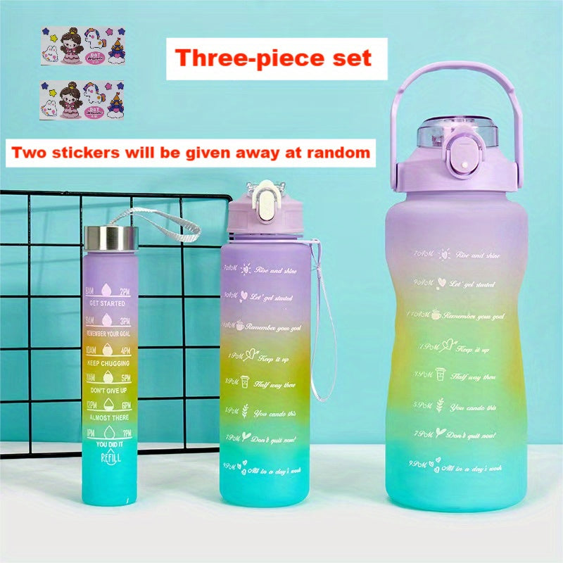 High Temp Resistant Gradient Water Cup 2000ml Leak-Proof Portable