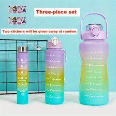 High Temp Resistant Gradient Water Cup 2000ml Leak-Proof Portable