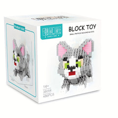 Cat And Mouse Series Building Blocks DIY Toy Ornaments