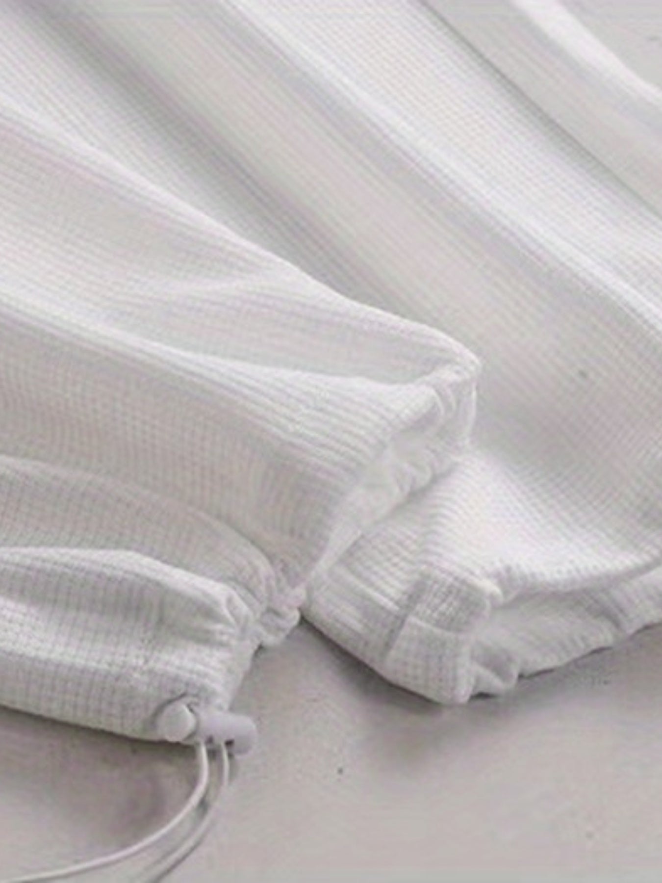 Men's Casual Stretch Waffle Pattern Joggers Sweatpants