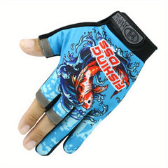 Breathable Anti Slip Fishing Gloves for Men and Women