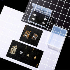 3pcs Clear Playing Card Case for Organization & Protection
