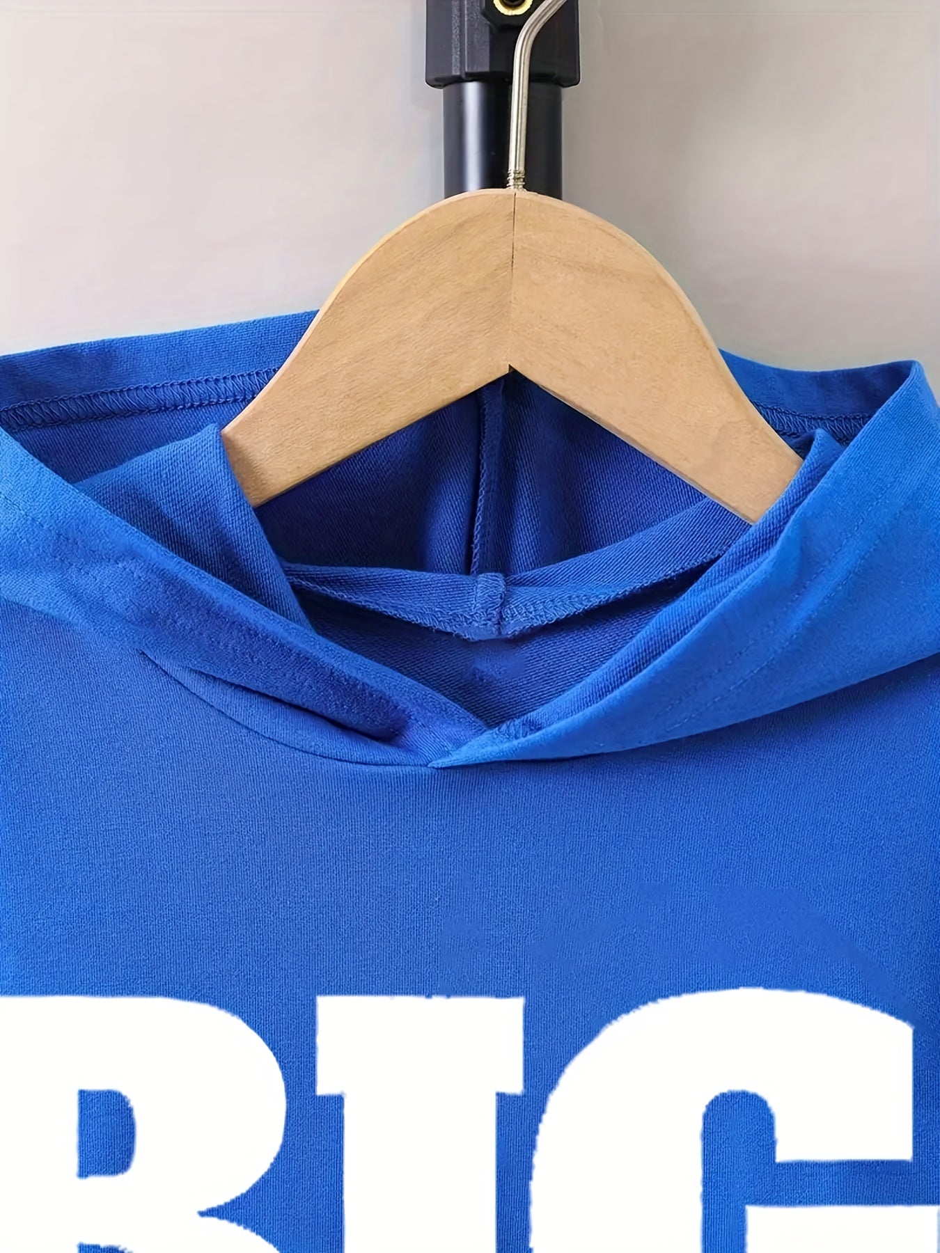 Boy's Big Brother Print Hoodie Casual Hooded Sweatshirt For Fall Winter