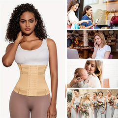 Breathable Waist Trainer Tummy Control Compression Wrap Cincher