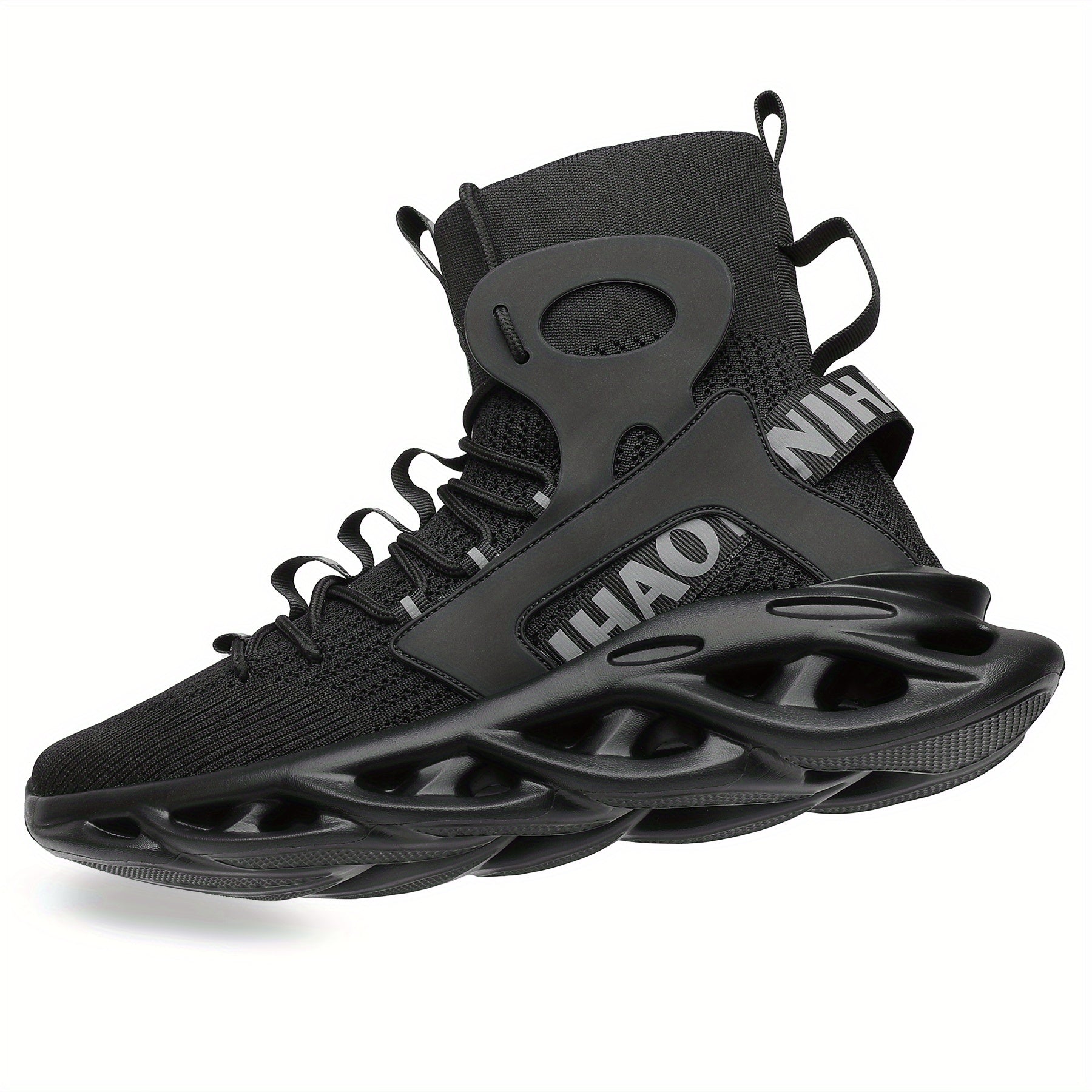 Men's High Top Blade Sneakers For Jogging Tennis Gym