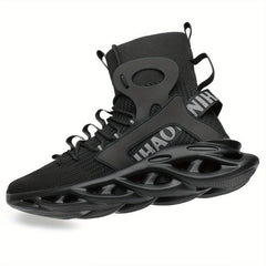 Men's High Top Blade Sneakers For Jogging Tennis Gym