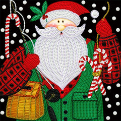 Santa Claus Pattern Special Shape Diamond Painting Kit