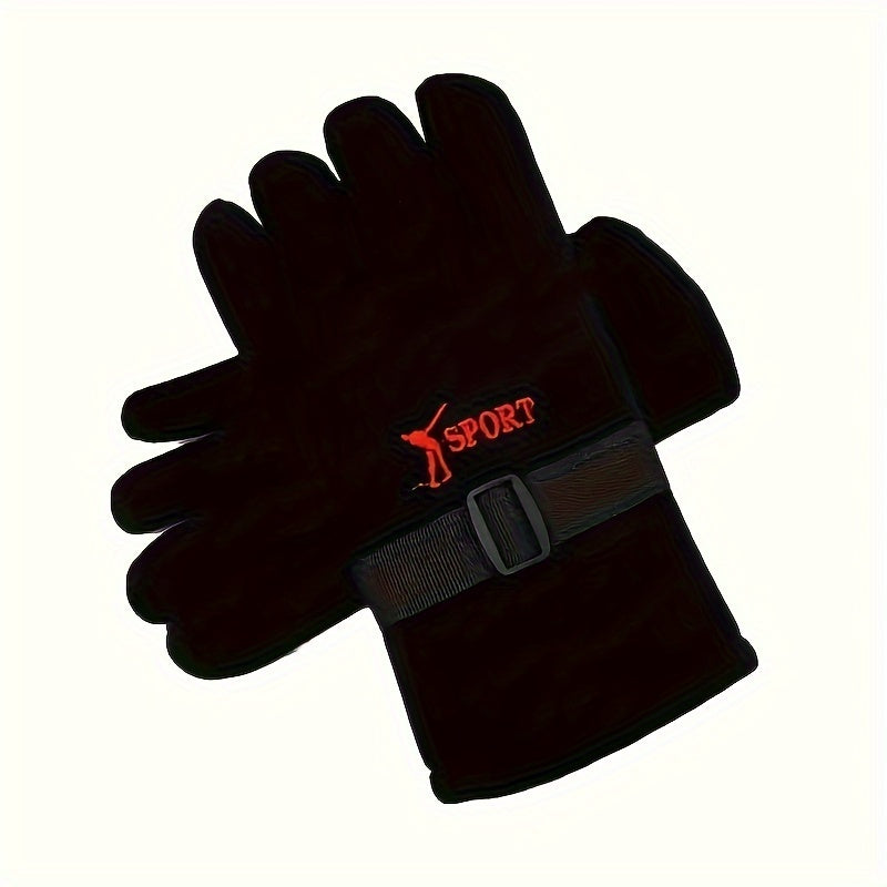 Winter Warm Gloves For Outdoor Cycling Thick Polar Fleece