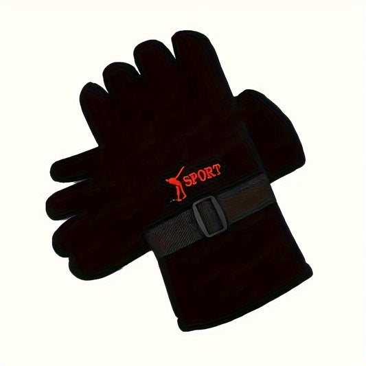 Winter Warm Gloves For Outdoor Cycling Thick Polar Fleece