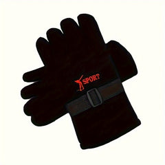 Winter Warm Gloves For Outdoor Cycling Thick Polar Fleece