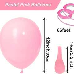 100pcs Light Pink Balloons for Birthday Wedding Baby Shower