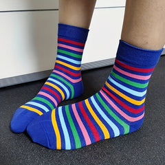 10pairs Girls Kids Comfy Crew Socks Block Socks Children's Socks