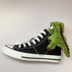 Cartoon Dinosaur High Top Canvas Shoes for Women