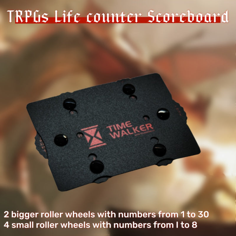 Wheel Life Counter Time Hourglass TRPGs Table Game Card Game Scoreboard
