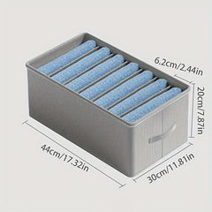 PP Wardrobe Clothes Organizer 6 Grids Divided Clothes Organizer