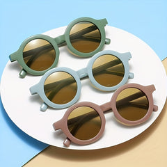 Round Frame Sunglasses for Girls and Boys