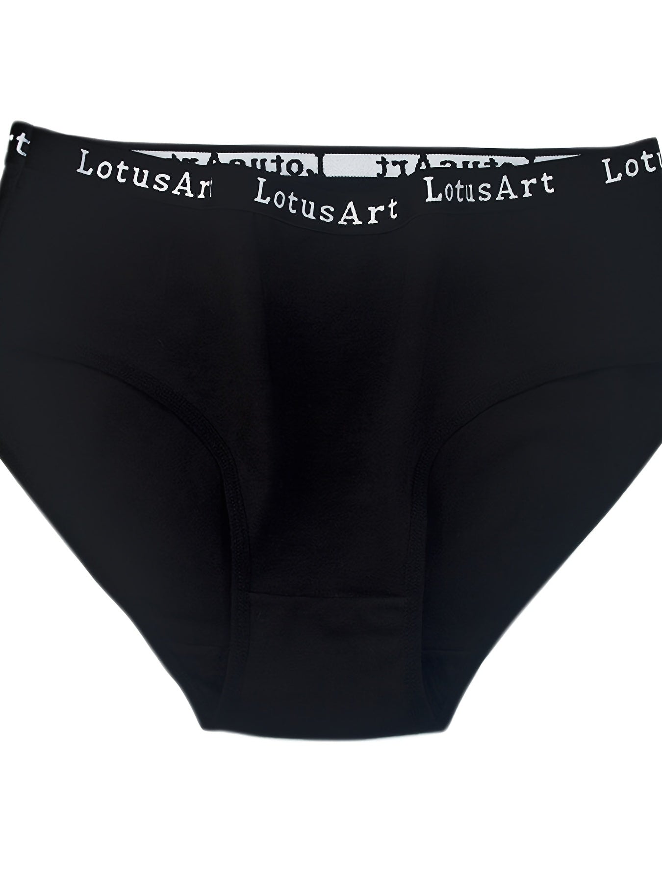 3pcs English Waist Cotton Bikini Panties Comfortable & Breathable