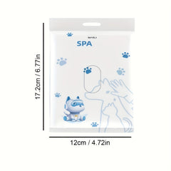 6pcs Disposable Pet Cleaning Gloves Wipes for Cats and Dogs