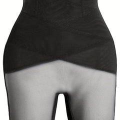 Tummy Control Butt Lifting Mesh Body Shaper Biker Shorts