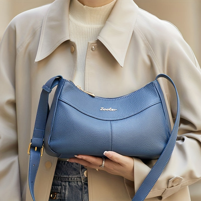 Top Layer Cowhide Crossbody Bag Middle-aged Single Shoulder Bag Women's Mom Bag