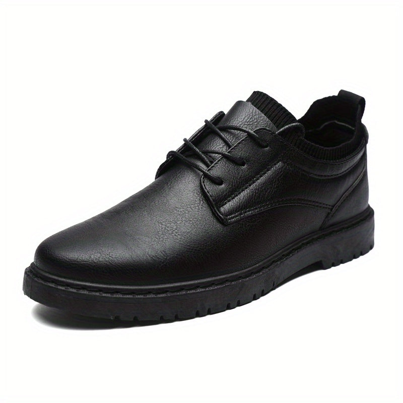 Men's Lace-up Derby Shoes for Business Formal Wedding Events
