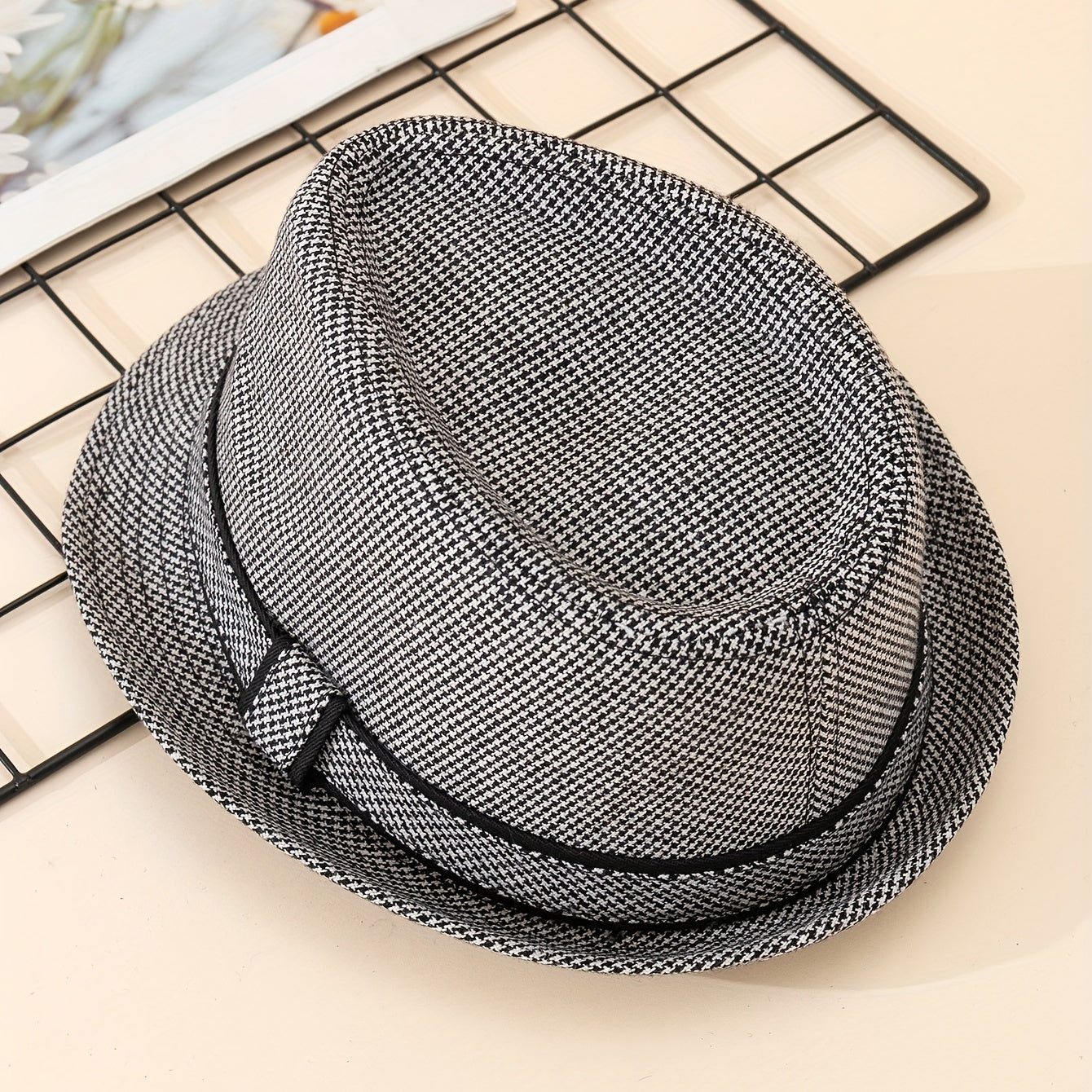 Four Seasons Usable Wide Brim Fedora Hat For Party Meeting