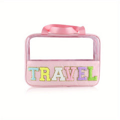 Clear Cosmetic Bag Large Makeup Pouch Waterproof Travel Toiletry Bag