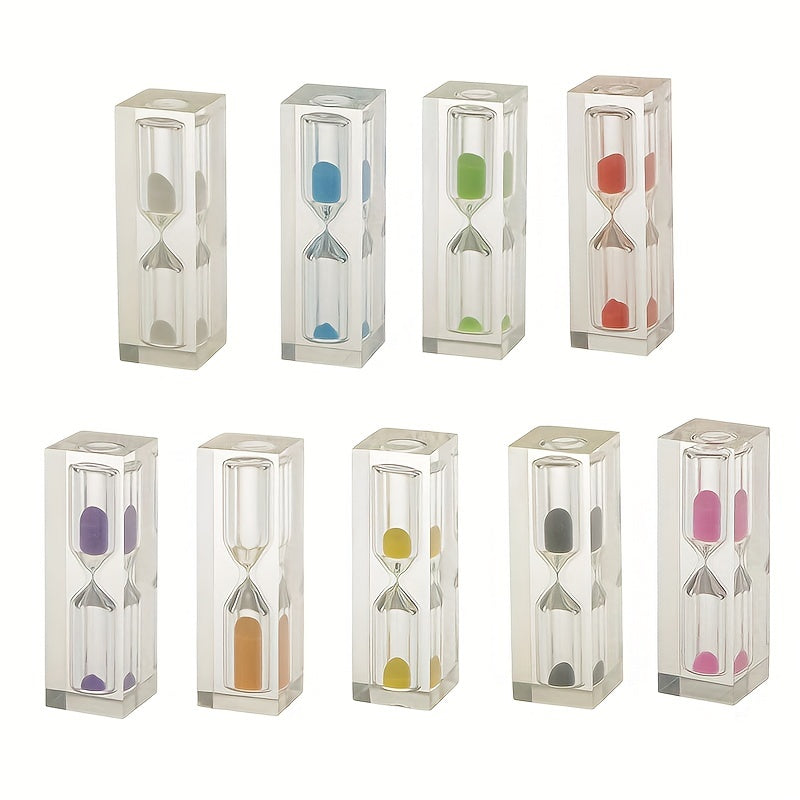Transparent Glass 3 Minutes Sand Timer Hourglass Sandglass Tooth Brushing Timer