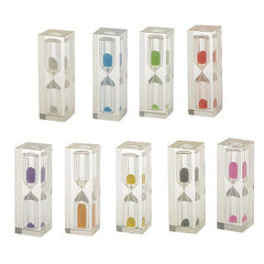 Transparent Glass 3 Minutes Sand Timer Hourglass Sandglass Tooth Brushing Timer