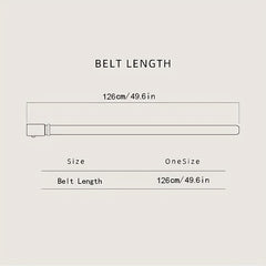 Men's PU Leather Automatic Buckle Belt for Business