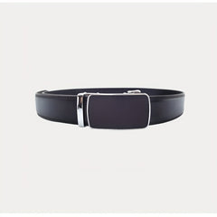 Men's Leather Belt Automatic Buckle Business Suit Waist Strap