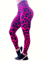 Leopard Print High Waist Yoga Legging Women's Activewear