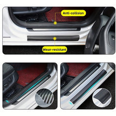 5M 196 85inch 3D Carbon Fiber Car Protective Tape Scratch Resistant Film