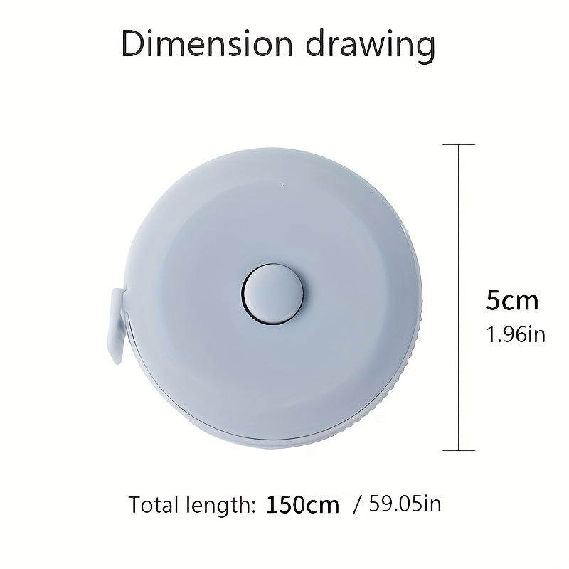 Soft Tape Measure Automatic Retractable Leather Ruler Tape Measure