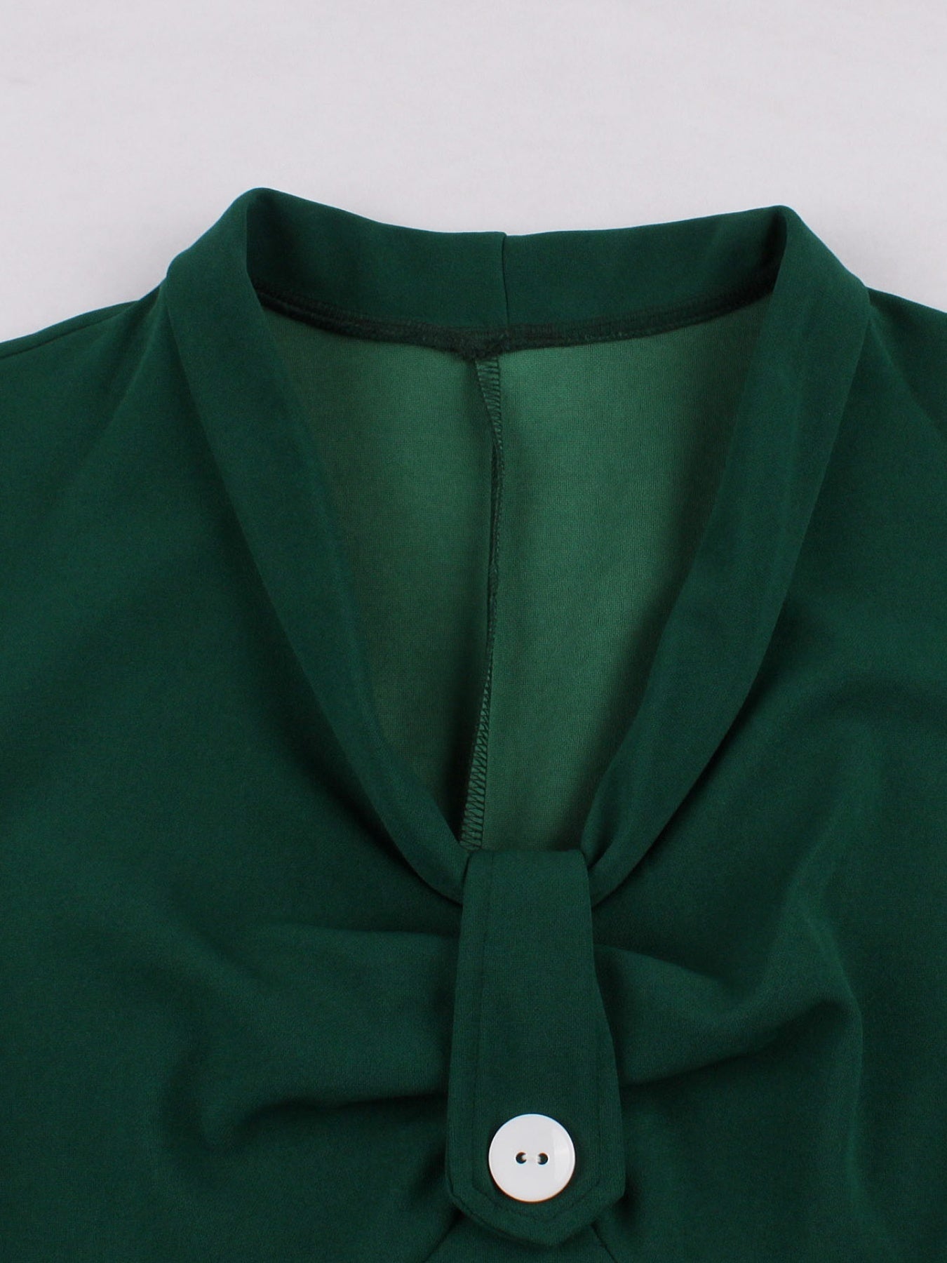 V Neck Bow Front Dress Slim Casual Bridesmaid Dress Spring & Fall
