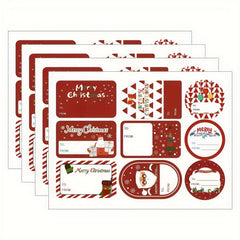 10 Pack Christmas Decorative Gift Stickers Self-adhesive Labels
