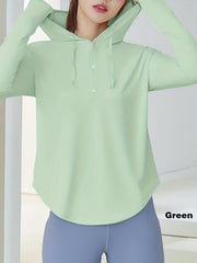 Teen Quick Dry UV Protection Hoodie Top