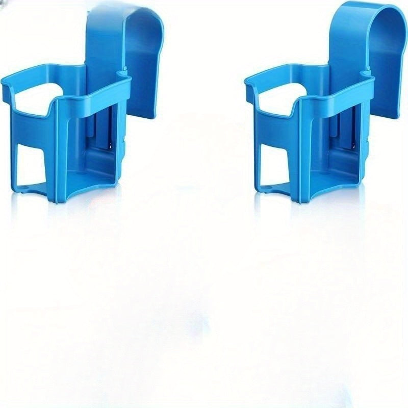 2pcs Swimming Pool Beverage Rack Pool Side Storage Rack Bathtub Accessories