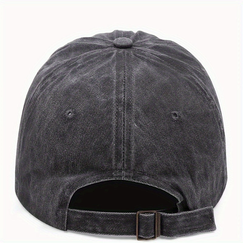 Distressed Baseball Cap for Men Women Thin Dad Hat Couple Hat