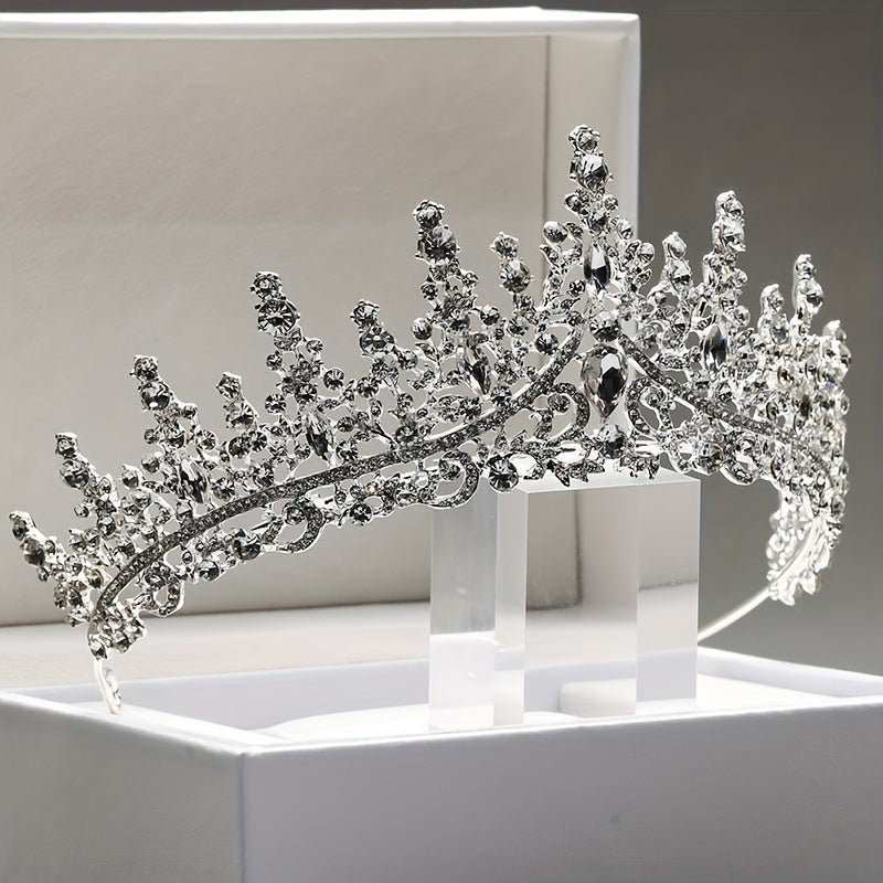 Baroque Classic Crystal Headband Crown Bridal Wedding Accessories